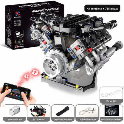 Mini Motor Funcional V8Blox